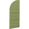 Ekena Millwork Americraft 6-Board (3 Batten) Wood Joined Board-n-Batten Shutters w/ Arch Top, ARW401BQ621X77MGH, PR ARW401BQ621X77MGH - alternate 3